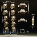 Seamless Switcher Extron Anschlüsse Ausgänge Eventtechnik Mieten