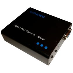 Videotechnik | HDMI zu VGA KOnverter mit Scaler | Eventtechnik mieten Wien