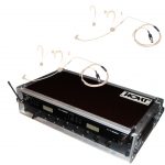 Headset Funkmikrofon Shure Beta 54 Doppelcase Schrägansicht Eventtechnik mieten