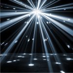 Spiegelkugel Lichteffekt - Starburst LED Eventtechnik mieten